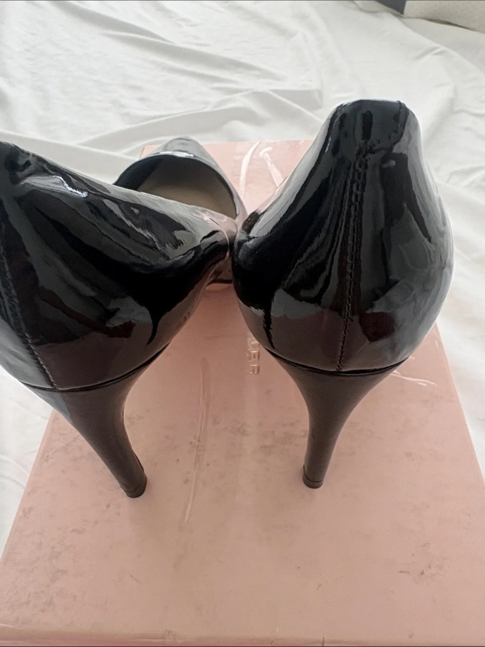 Sophia Webster Black Patent Pointed Toe Flats